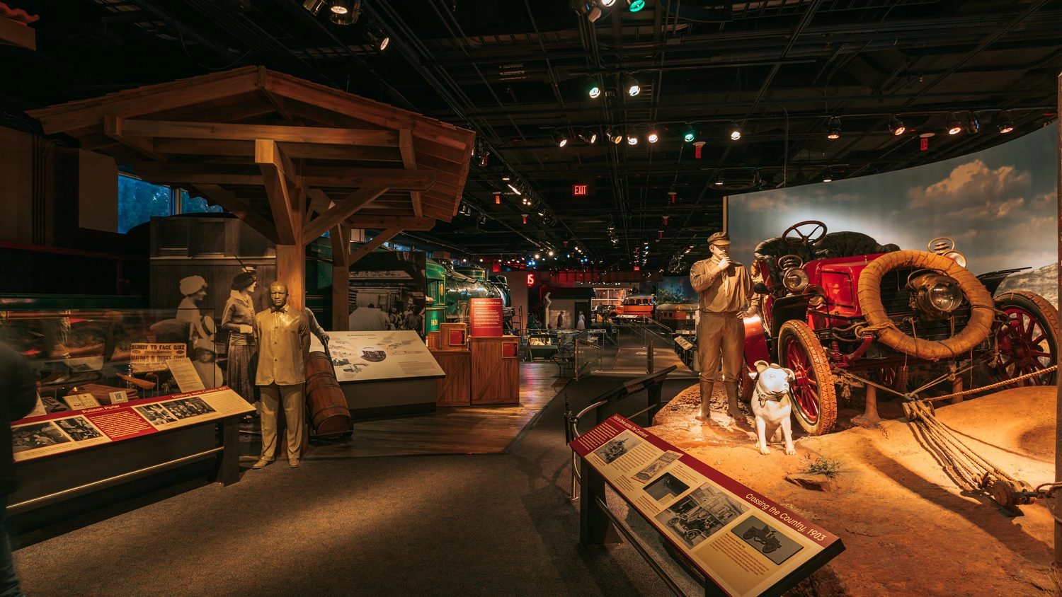 Transportation exhibit at the National Museum of American History